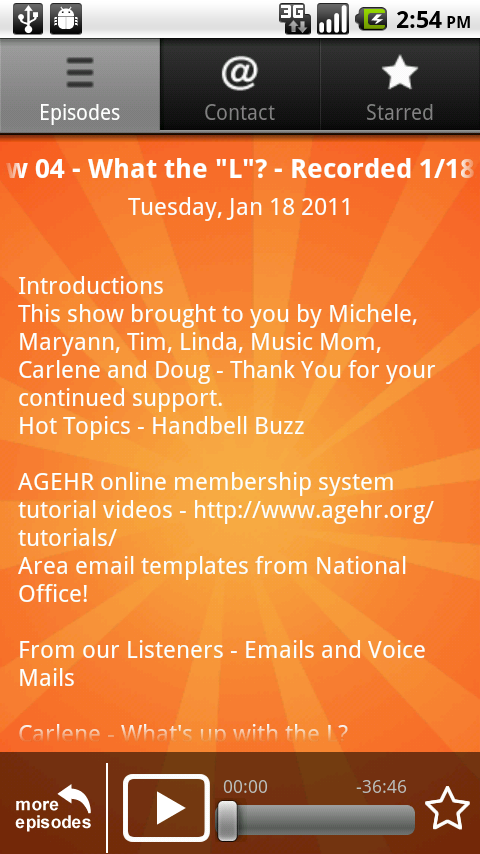 Handbell Podcast- Podcast App