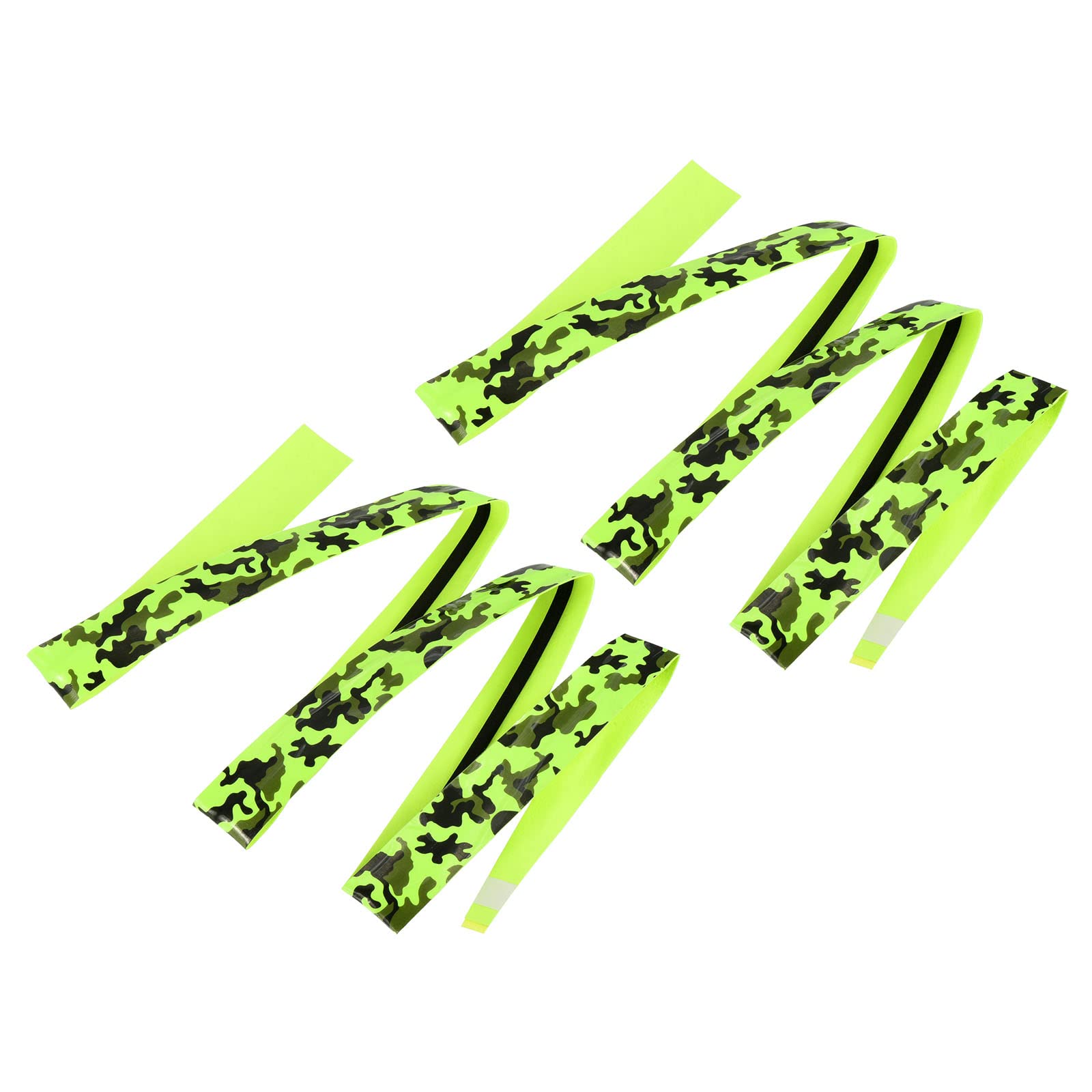 PATIKIL Racket Overgrip with Damping Ridges, 2 Pack PU Grip Tape Non-Slip Absorbent Camo Pattern for Tennis Badminton Fishing Rod, Green