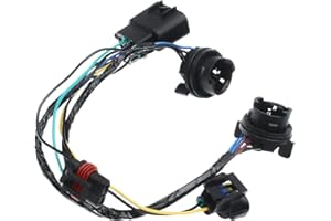 A-Premium Headlight Wiring Harness Compatible with Chevrolet Silverado 1500 2007-2013, Silverado 2500 HD 3500 HD 2007-2014, L