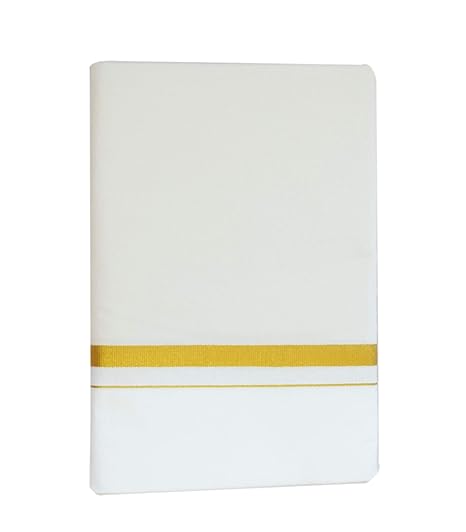 Men's Pure Cotton Dhoti(122_White_2m)