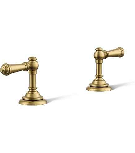 Kohler K-98068-4-BN Artifacts Bathroom Sink Lever Handles, Less