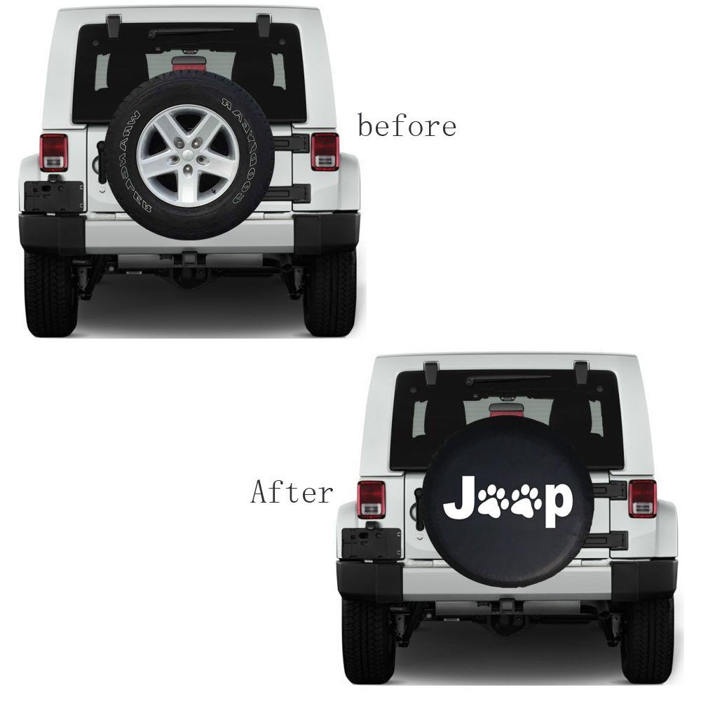 Covers DKIIGAME 3233 Spare Tire Cover,Wheel Protectors,Weatherproof