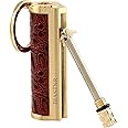 BIASTNR Permanent Match Lighter, Flint Fire Starter Keychain Metal Matchstick Fire Starter Emergency Survival Gear for Camping Hiking Hunting