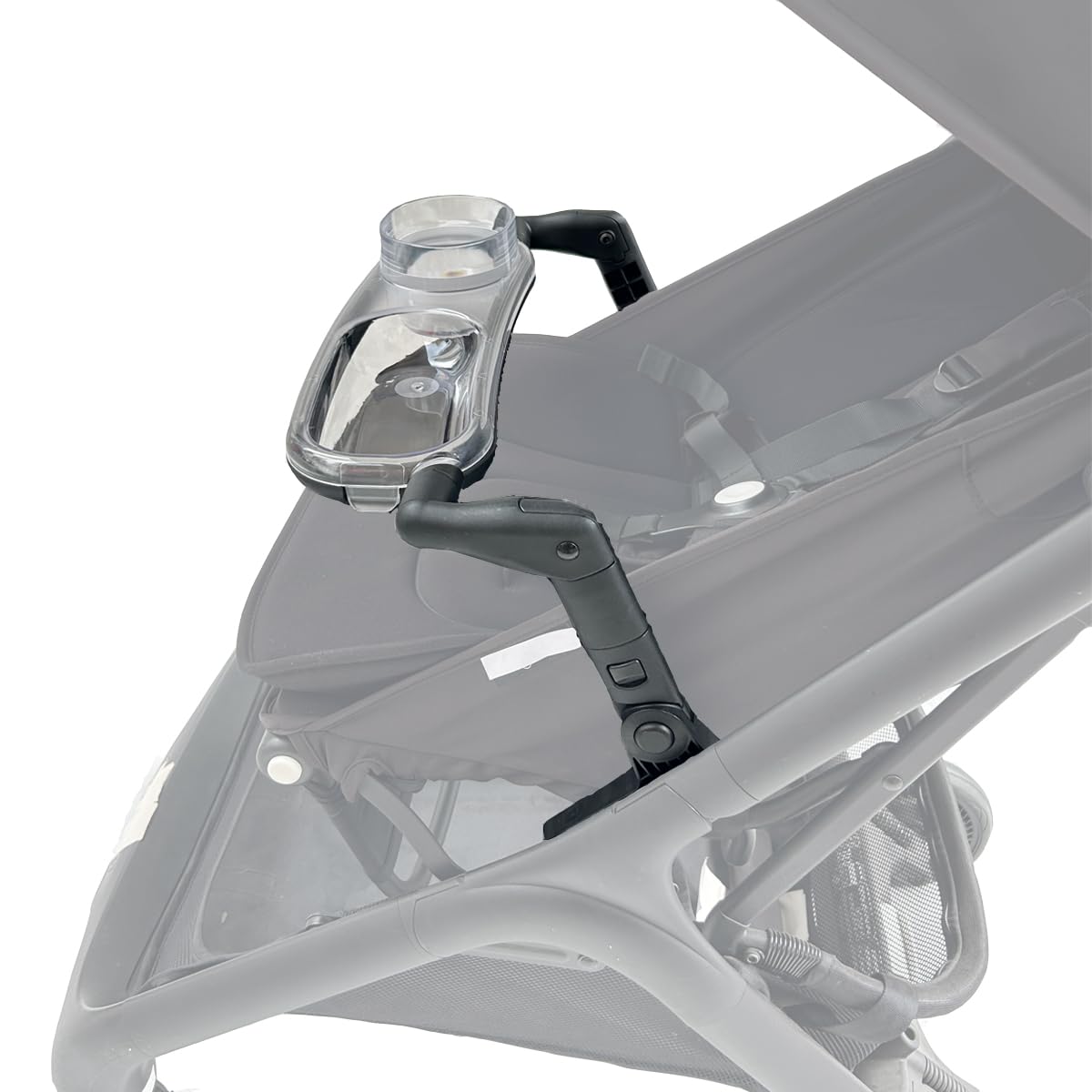 Photo 1 of Feliliber Snack Tray Compatible with Bugaboo Butterfly Stroller, Stroller Tray with Removable Cup Holder & Snack Compartment, Quick Install, Easy to Clean, Folds with Stroller