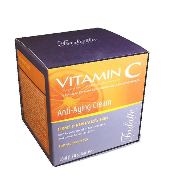 Frulatte Vitamin C Night/Morning Anti Aging Face Moisturizer Wrinkle Repair Cream 1