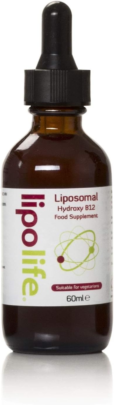 Vegan Liposomal Vitamin B12 High Strength, 60 ml (Pack of 1)