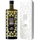 Antico Frantoio Muraglia Medium Fruity Extra Virgin Olive Oil | Premium Polyphenol Rich EVOO | Early Harvest First Cold Pressed | Imported from Apulia Italy | 16.9 fl oz (500ml) Bottle with Gift Box