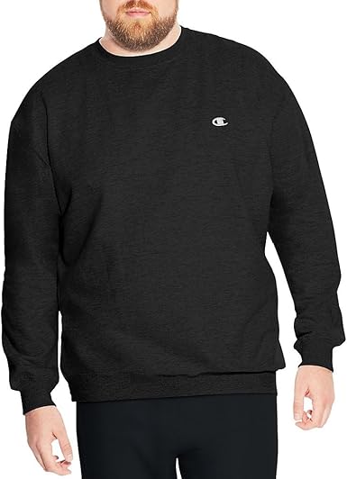 champion big & tall men's fleece sweatshirt