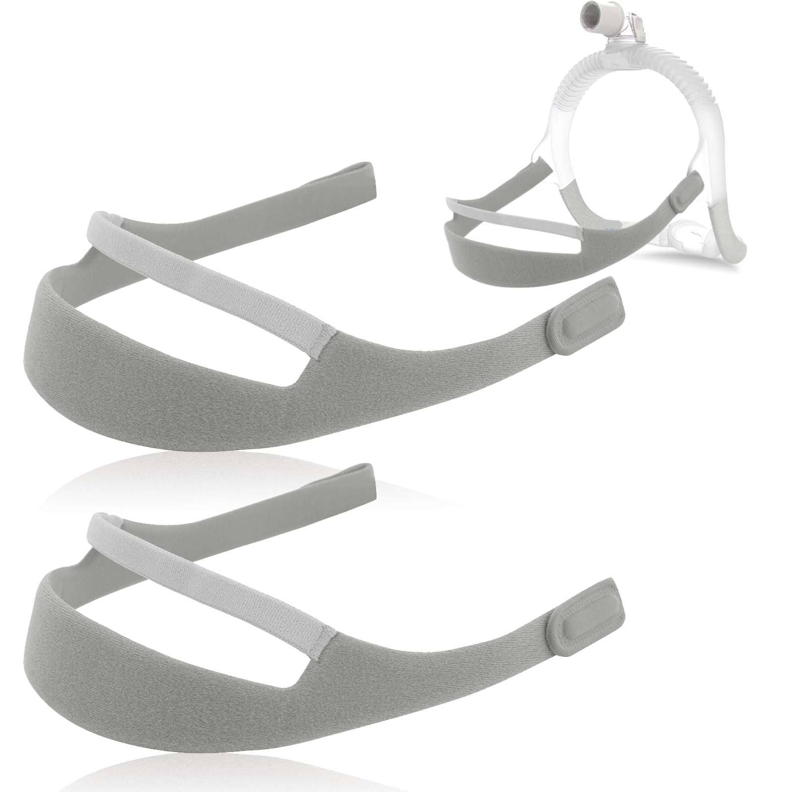 Photo 1 of 2 Pack Headgear Replacement Compatible with Airfit N30i/P30i, Adjustable CPAP Mask Strap for N30i and P30i CPAP Nasal Mask Replace Part, CPAP Accessories Supplies