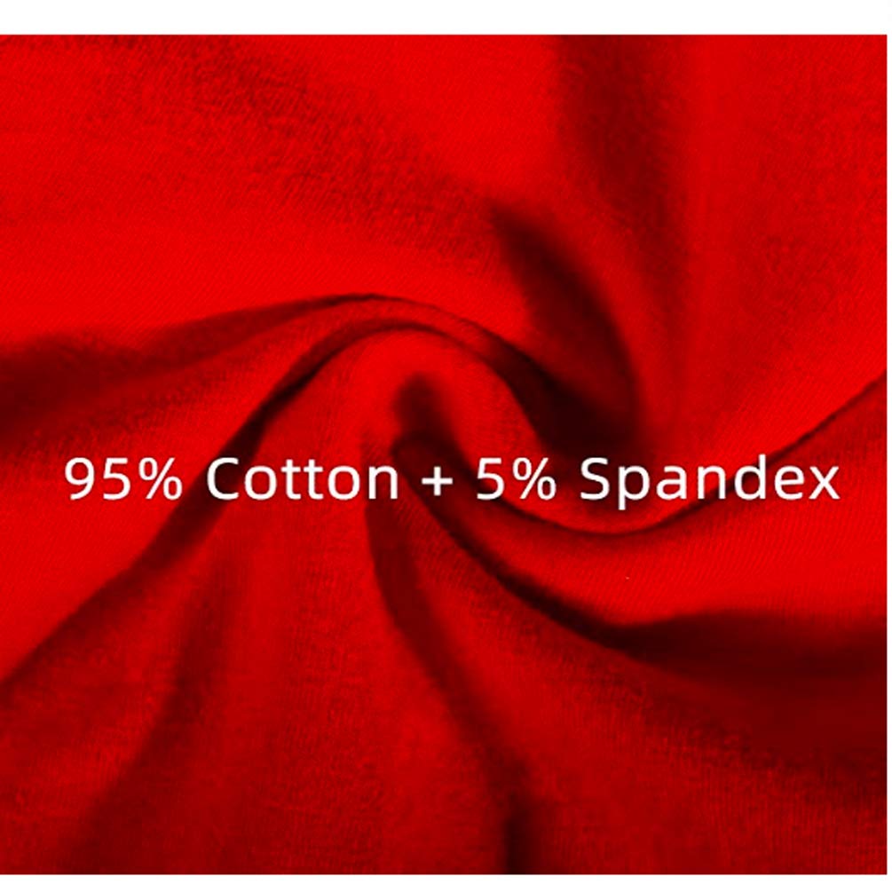 YCandJY Boxer Briefs Mens Underwear Men Pack Soft Cotton Open Fly Underwear Red