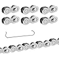11 Speed Quick Link Bike Chain Connector, 6 Pairs Bike Chain Missing Link Speed Chain with Stainless Steel Chain Hook Reusable Dismantling 5 Times for Mountain Bike,Road Bike,Bicycle Chain Replacement