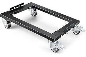 KEDSUM 1800LBS Furniture Dolly 24 in. x 16 in, Heavy Duty Moving Dolly with Reinforced Steel Frame, All Terrain Furniture Movers with Ball Bearing Wheels, Moving Cart for Heavy Items, Appliance