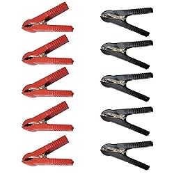XYRSTOLR 5Pairs Insulated Alligator Clips 35A