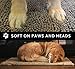 Enthusiast Gear Dog Mud Door Mat | Ultra Absorbent Microfiber Chenille Non-Slip Doormat, Dog Bowl Floor Mat, Crate Rug – No More Dirty Dogs with Muddy Paws – Washable - Brown