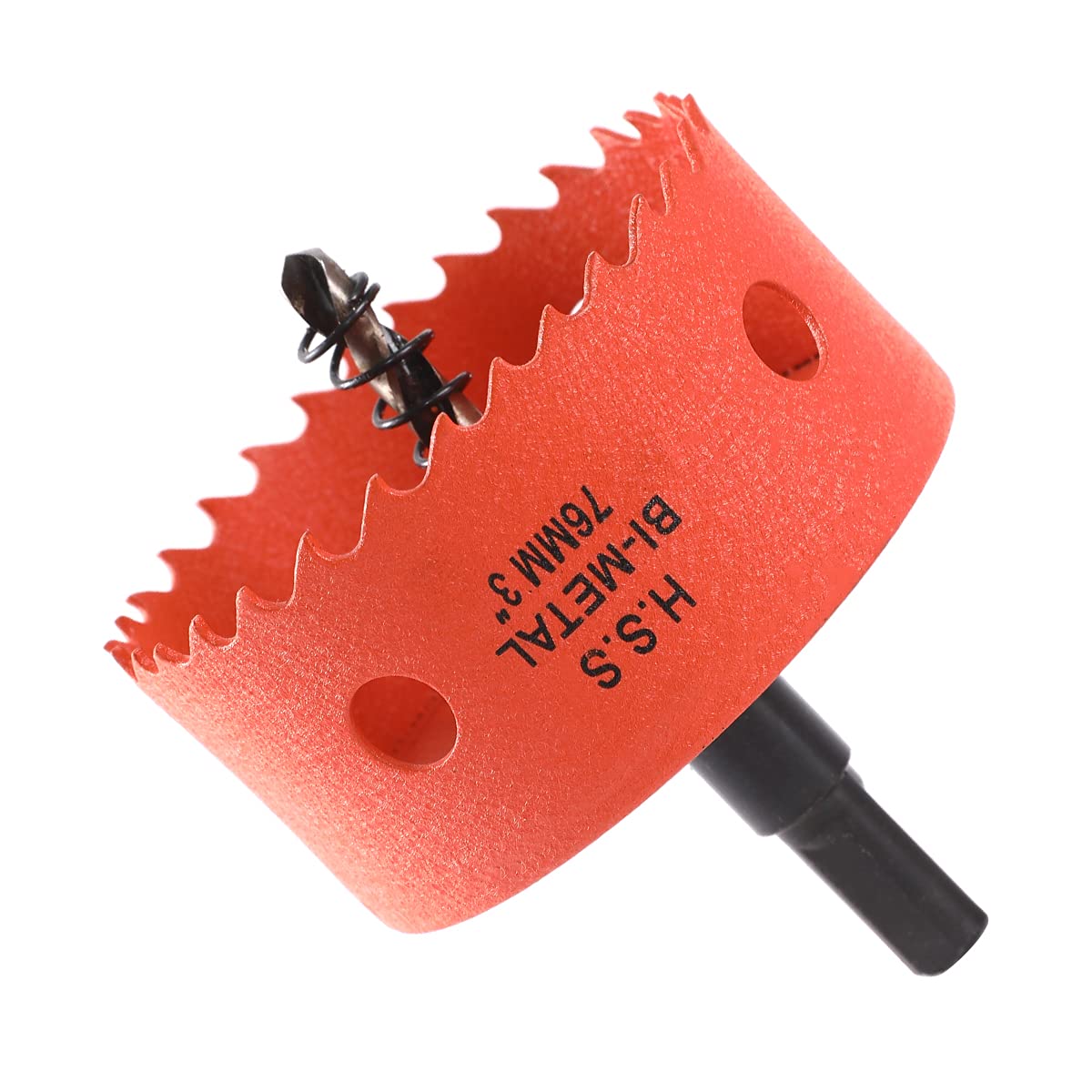Dribotway 76mm 3'' Hole Saw, Bi-Metal Hole Saw Drill Bit High Speed Steel, Cutting Circular Holes, for Wood and Metal, Can Easily Drill Wood, Plastic, Plywood, Thin Metal