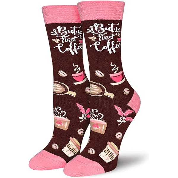 Pack De 3 Pares De Calcetines Divertidos Para Mujer - Motivo Vino Y Cócteles, Tallas UK 4-8, Algodón