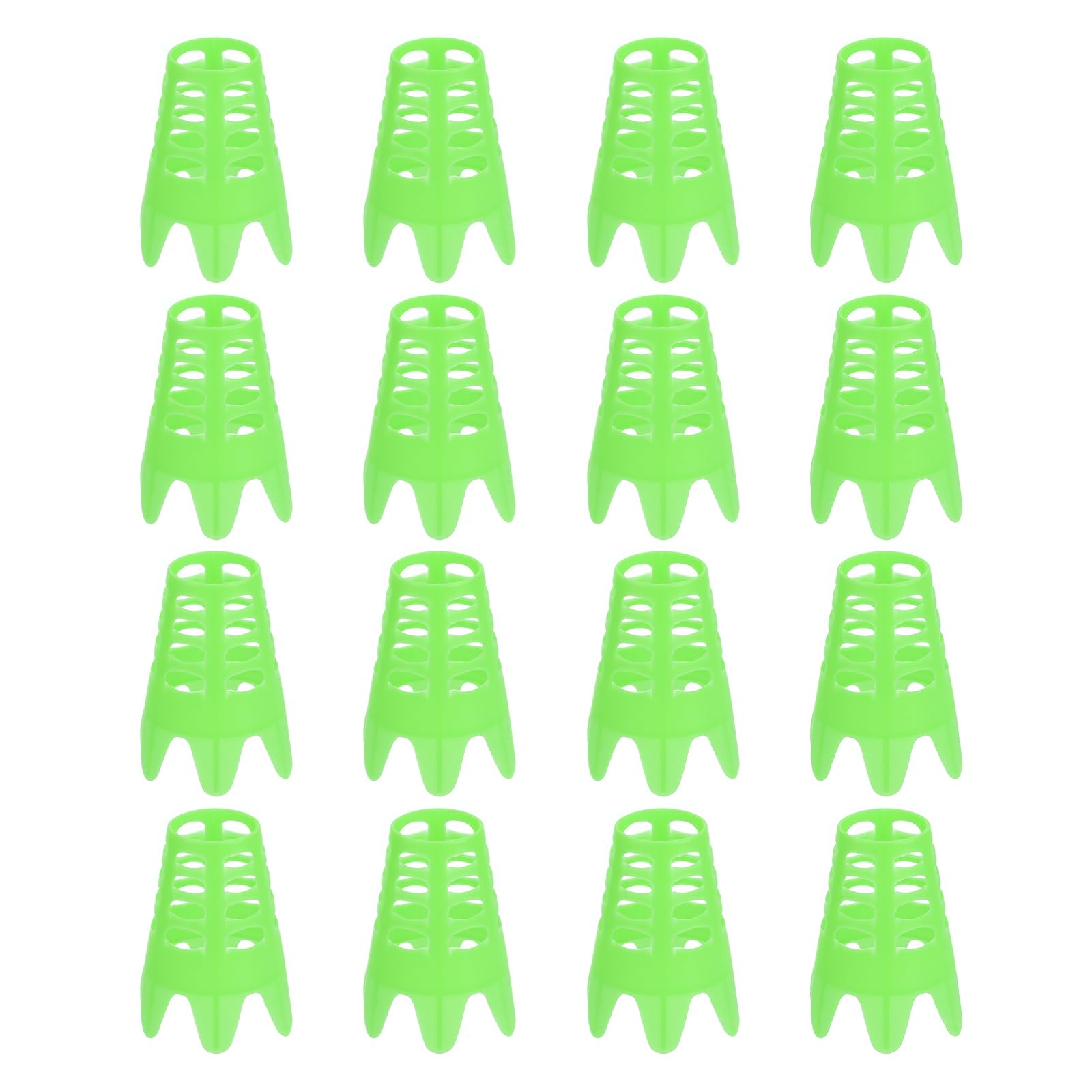 PATIKIL Golf Simulator Tees, 16 Pack Plastic Golf Tees Mat Practice Training for Outdoor Indoor Winter Turf Driving Range, Green