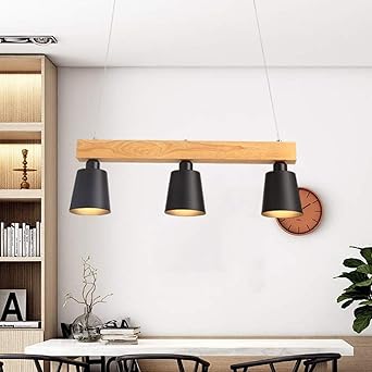 Lampe Suspendue Led Table A Manger Lampe Suspendue En Bois 3