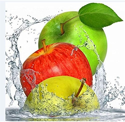 Kuwoolf 3D Diamond Embroidery Fruit Red Apple Diy Diamond Painting Home Decor Diamond Mosaic Cross Stitch Picture Sticker