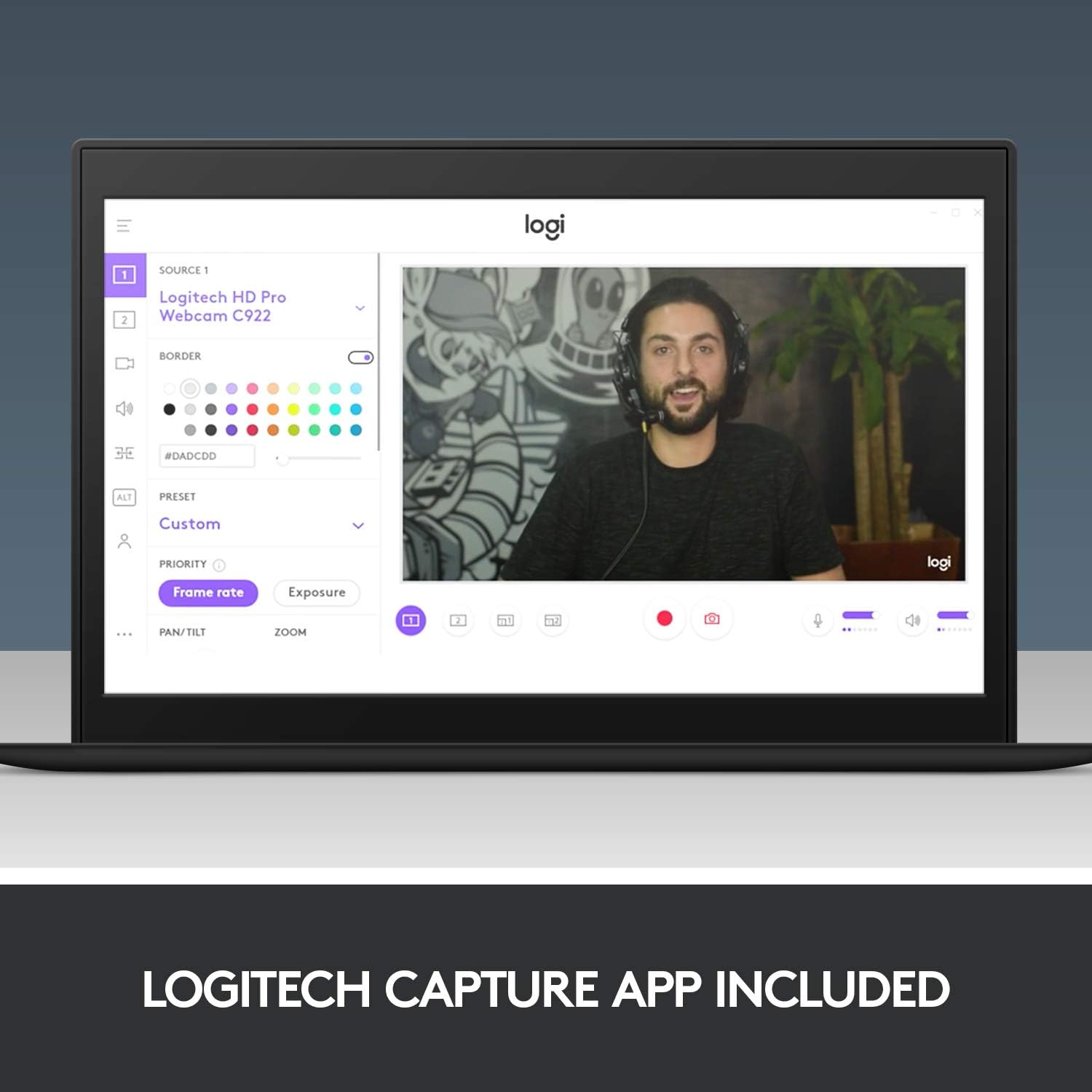 Logitech C922x Pro Stream Webcam – Full 1080p HD Camera: Computers & Accessories