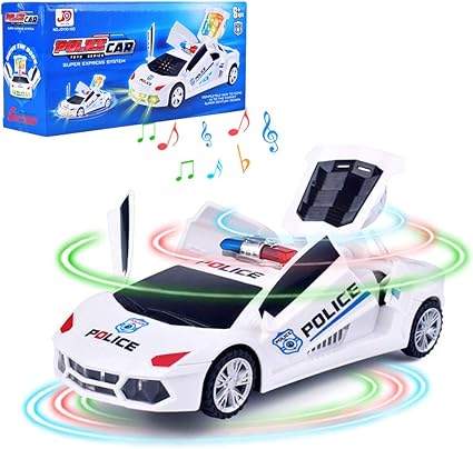 battery powered police car