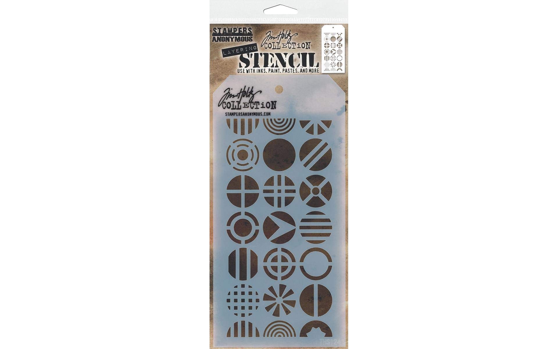 Art Gone Wild Patchwork Circle, Opaque, Medium