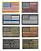 Mix US Flag Tactical Patches USA American Flags Tactical Military Patches Fully Embroidered Border Outdoor Activity Morale Tags Patches