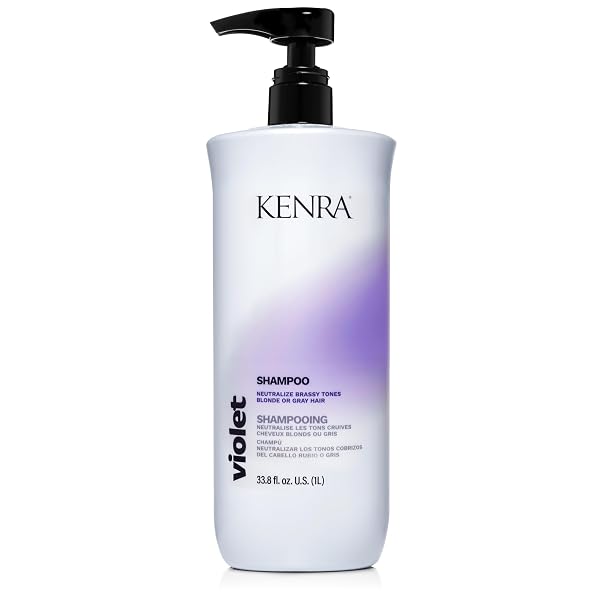 KENRA VIOLET SHAMPOO | ELIMINATES BRASSY TONES |...