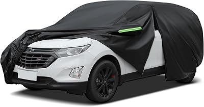 Sailnovo Heavy Duty SUV Car Cover Up to 181 Inches Waterproof All Weather
