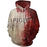 Texintoud Halloween Horrorh Scream I'M Fine Blood Hoodies Sweatshirt Funny Sweatshirt for Women and Men