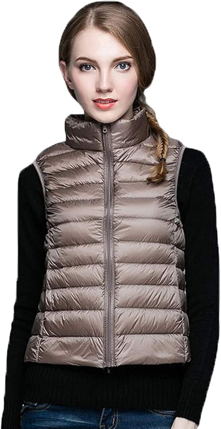 Saoye Fashion Daunenweste Damen Ultra Leicht Steppweste Dünne Winter