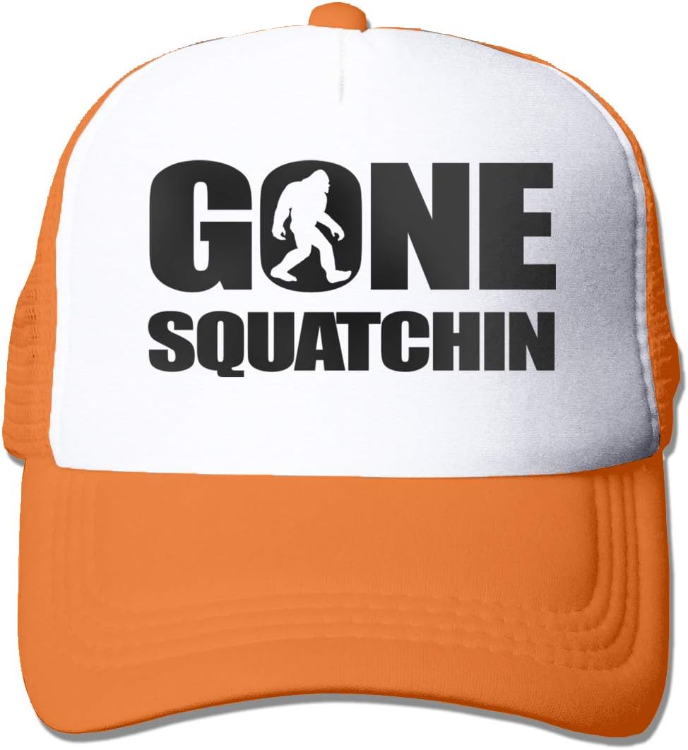 CLD Custom Gone Squatchin Bigfoot Adjustable Men/Women Mesh Hat Trucker Baseball Cap Black