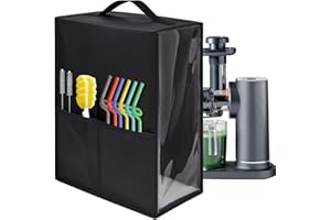MJFSGYO Juicer Cover, Waterproof and Dustproof Juicer Protective Cover Compatible with Ninja JC151,13"L x 9"W x 15.74"H,Black