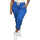Tycorwd Women's Plus Size Casual Sweatpants Drawstring Jogger Pants Tight Track Pants with Pockets