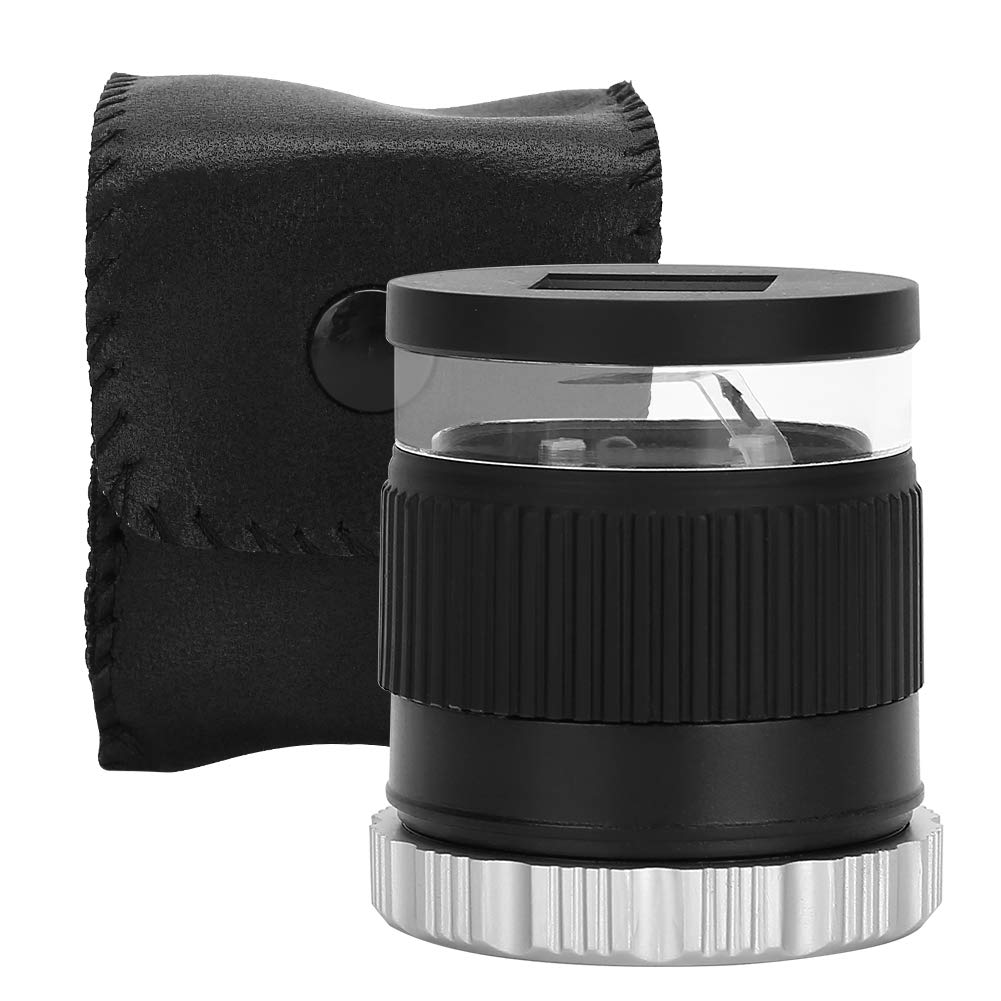 Portable Cylindrical Jewelry Loupe30X Zoom Magnifier Optical School Supplies