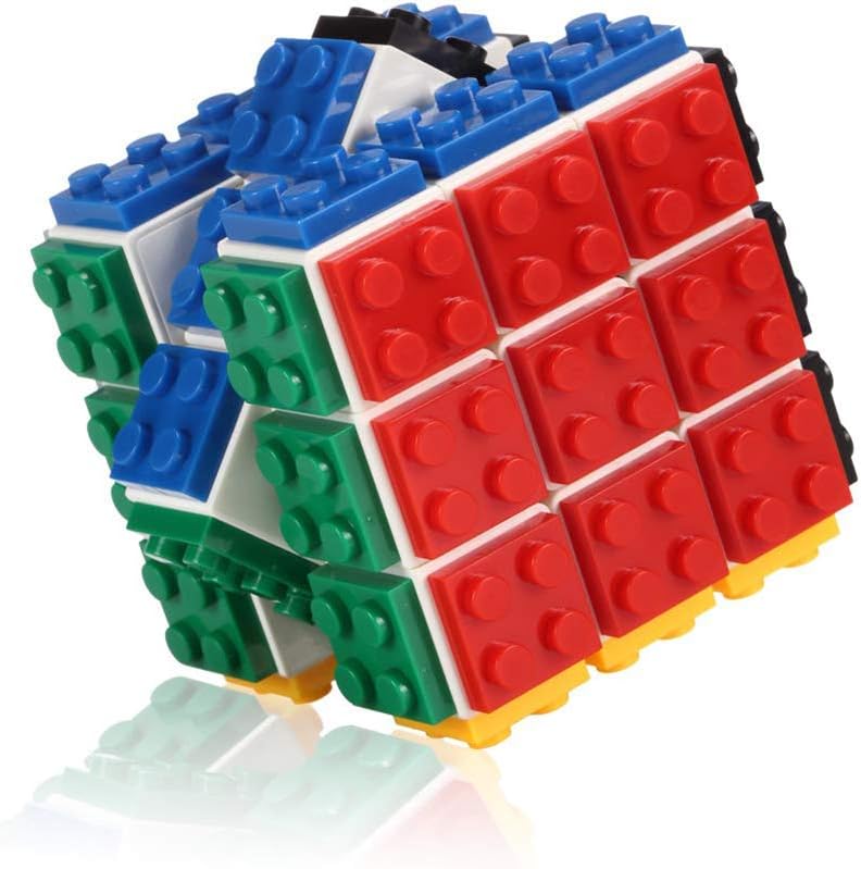 Ydq Speed Cube,puzzle For Kids, Boys And Girls, The Best Handheld Game With 3x3 White Cube With Multi-colored Removable Blocks, Smooth And Durable Toy For Children 5 & Up