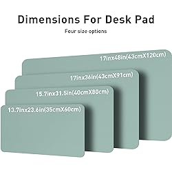 Aothia Leather Desk Pad Protector, Mouse
