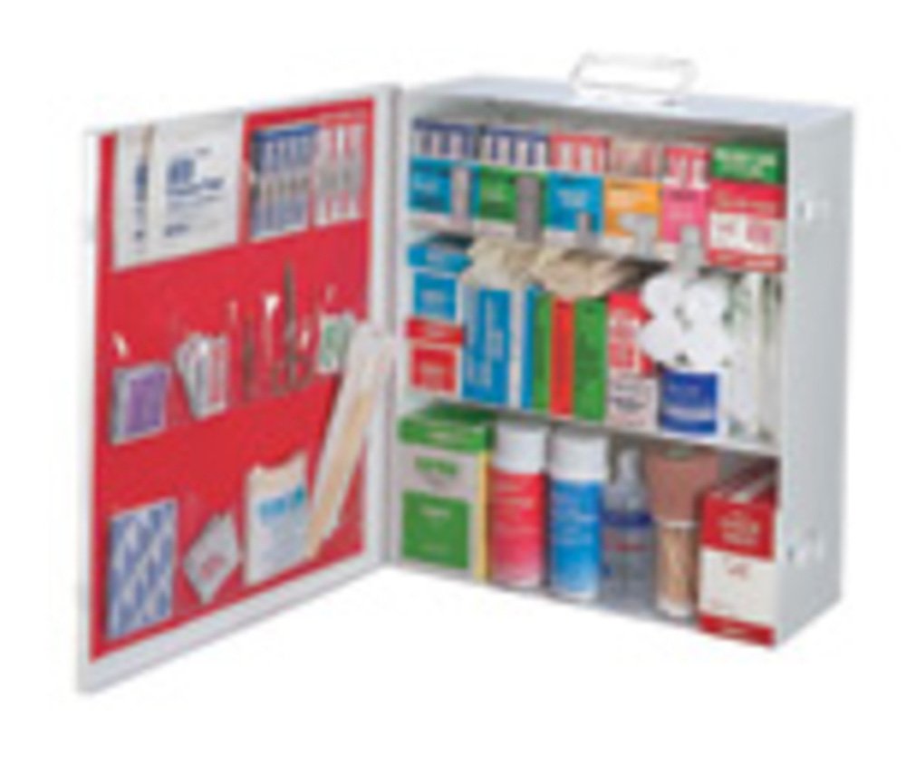 Radnor Empty Three Shelf 25 Person Industrial First Aid Cabinet
