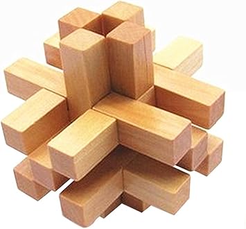 wooden iq puzzle