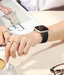 Odbeai Leopard Engraved Bands Compatible with