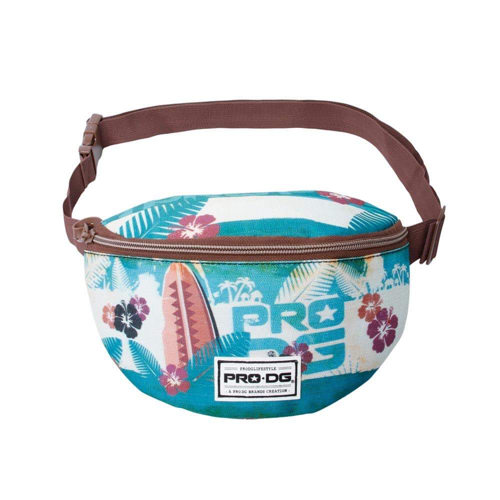 PRO-DG Surfboard-Waist Fanny Pack, Turquoise, 23 x 17 cm