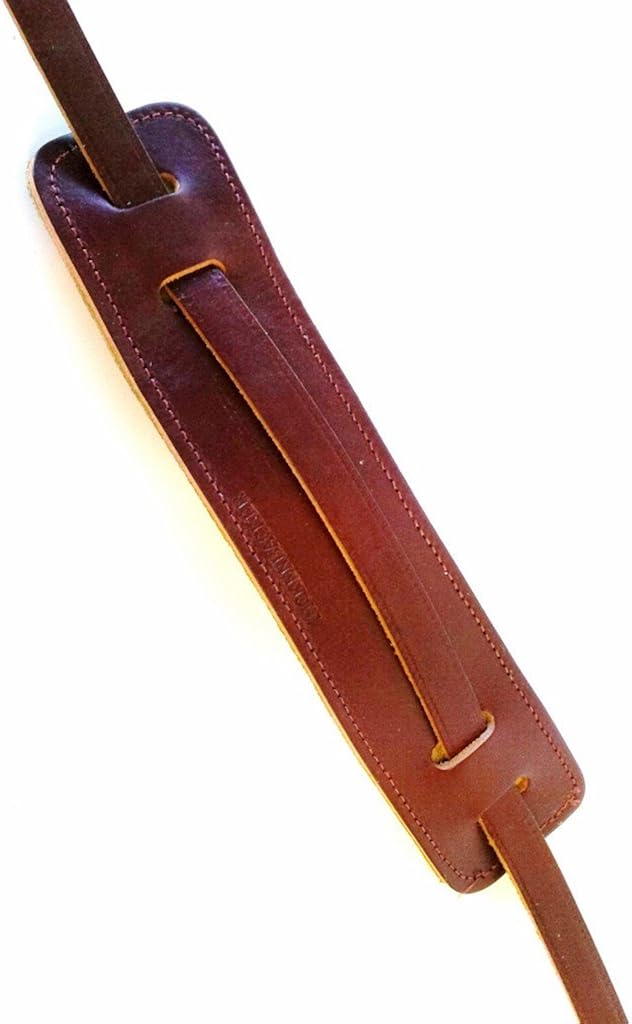 Rickenbacker Maroon Leather Guitar Strap Amazon.co.uk Musical
