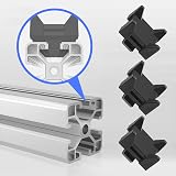 Be In Your Mind 10x 4040 Aluminum Profile Cable Holder Groove Clips Black view 2