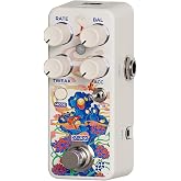 Klowra Whorl Rotary Pedal - Dynamic Rotary Speaker Simulator | Physical Modeling &amp; Speaker Mass Simulation, Vintage Leslie Vibratone Cabinet Models, 32-bit DSP Auto-Spin Effect Shifter
