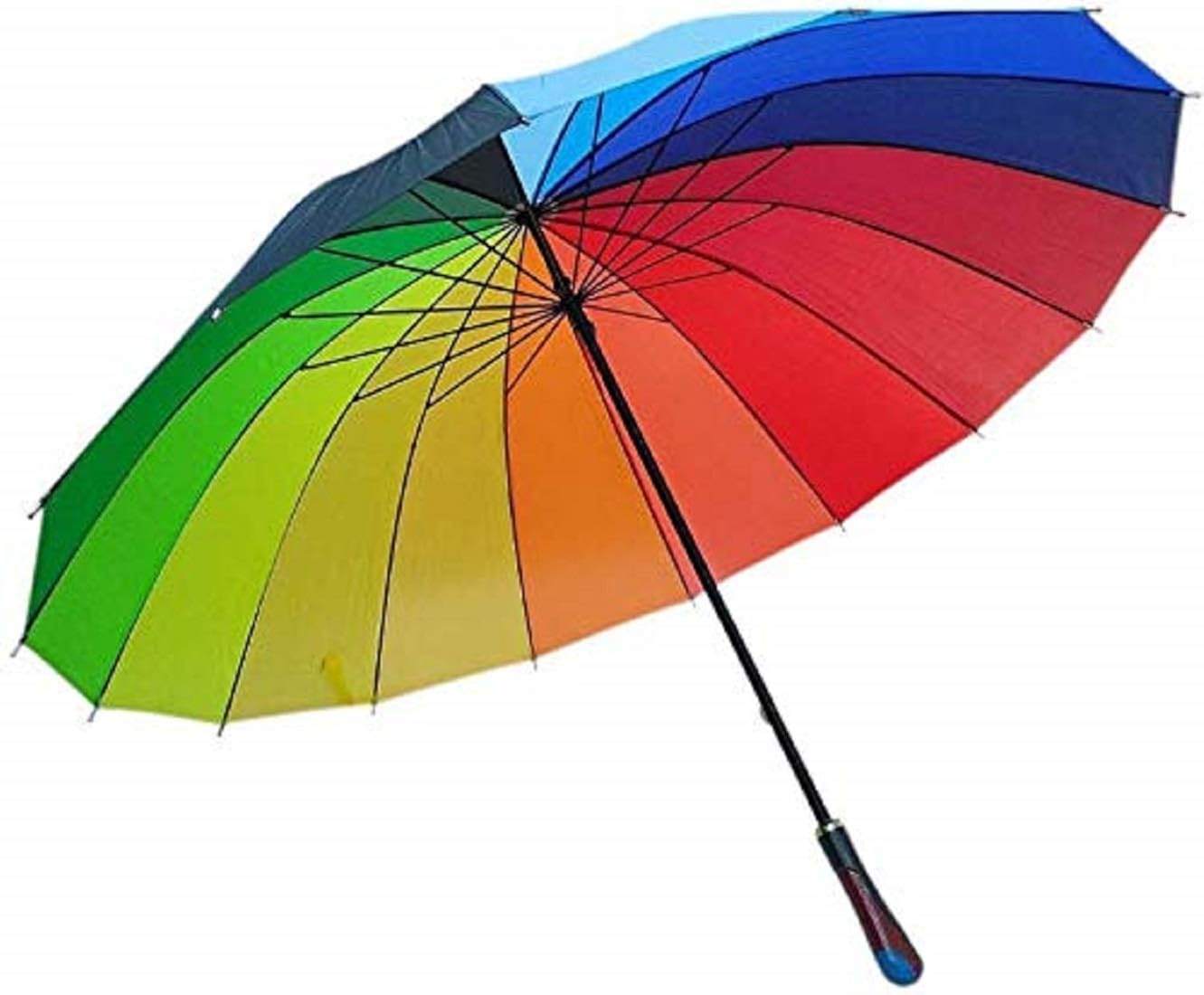 SROY ENTERPRISE Rainbow Umbrella Compact 3 Fold Travel Umbrella For 