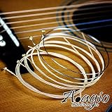 Adagio 2 Sets Phosphor Bronze Acoustic Guitar Strings 10-47 Pro Series view 8
