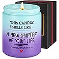 Fairy's Gift New Chapter Candle, Congratulations Gifts for Women Men, Coworker Friend, Leaving Job, New Beginnings Gifts for Women Men, Breakup, Divorce, Retired, Moving Away Congrats Presents Ideas