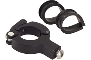 TKO Clamping Systems USA Billet Aluminum Slim Fit Roll Bar Accessory Mount Size 1 Black (3/4" - 1" Tube)