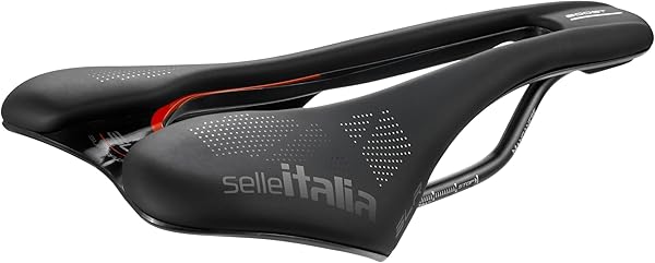 Selle Italia SLR Boost KC TM Superflow - Fahrradsattel mit klassischem SLR-Design, bequemer Rennradsattel aus Gel und Superflow-Loch, Chrom-Mangan- Rahmen
