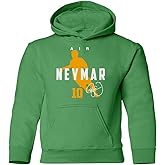 LES TRICOT Brazil Football Air Neymar 2022 World Soccer Fans Youth Hooded Sweatshirt